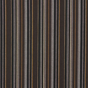 Stripy cotton blend – black brown, 