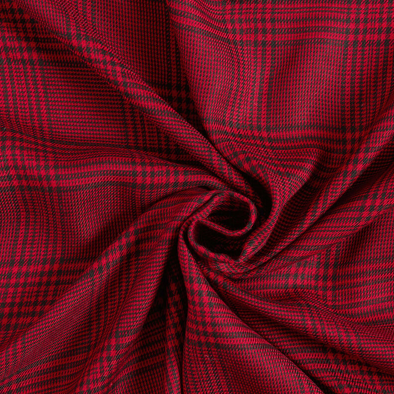 viscose fabric Glen Plaid – chili,  image number 4