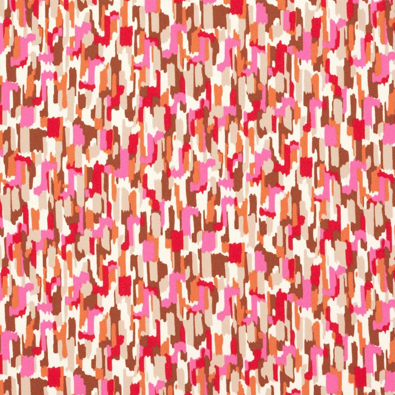 Crepe fabric brush strokes – pink/dark beige,  image number 1