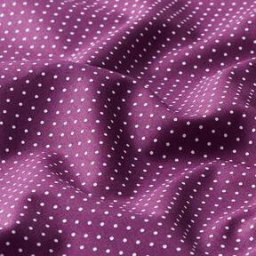 Cotton Poplin Little Dots – red lilac/white, 