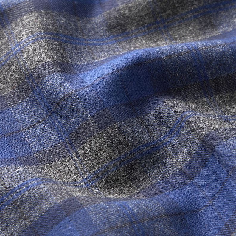 Classic flannel check – blue/dark grey,  image number 2