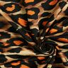 Viscose Jersey large leopard spots – brown/orange,  thumbnail number 3