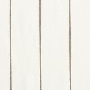 Outdoor Fabric Canvas fine stripes – white/light grey, 