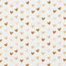 Cotton Jersey Glitter little hearts – ivory,  thumbnail number 1