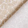 Coated Cotton abstract mini leaves – beige/white,  thumbnail number 5