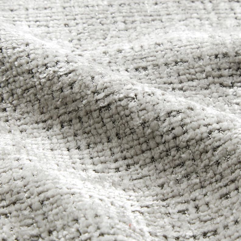 Upholstery Fabric Chenille Plain – silver grey,  image number 2