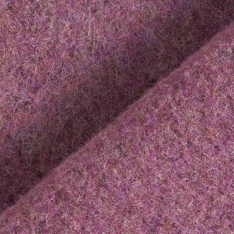 Mottled Fulled Wool Blend – grape,  image number 4