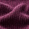 Glitter chenille – aubergine/metallic silver,  thumbnail number 2