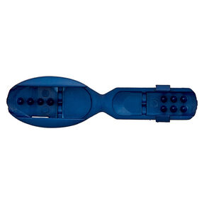 Cord End Clip [Length: 25 mm] – blue, 