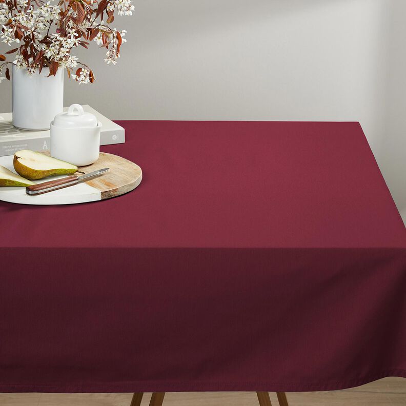 Decor Linen Plain – burgundy,  image number 7