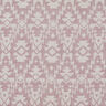 Double Gauze/Muslin Jacquard Aztec pattern | by Poppy dark dusky pink/misty grey,  thumbnail number 4