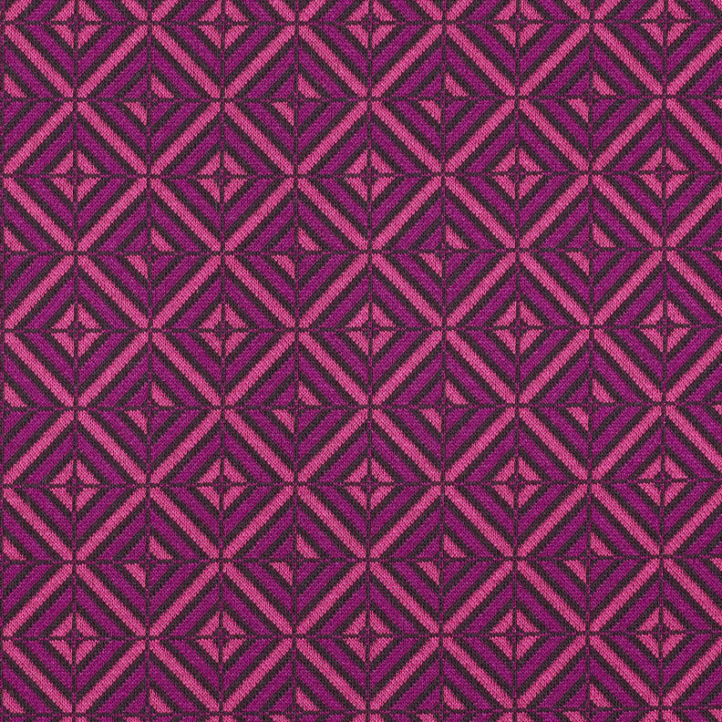 Diamonds knitted jacquard – intense pink/lilac,  image number 1