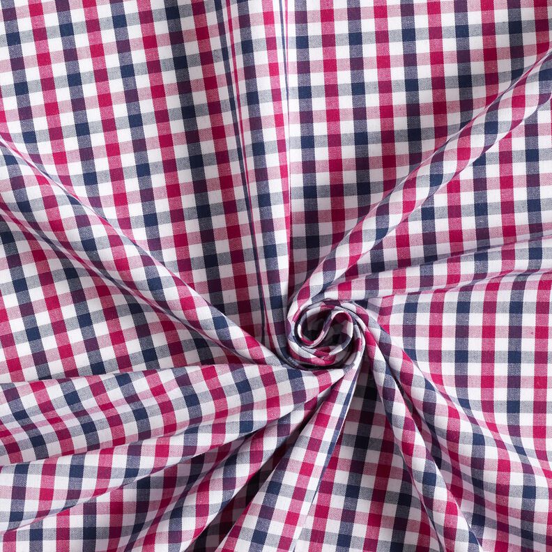 Two-tone cotton gingham – intense pink/navy blue,  image number 3