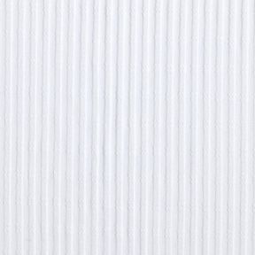 Ribbed Jersey single knitting pattern – white, 