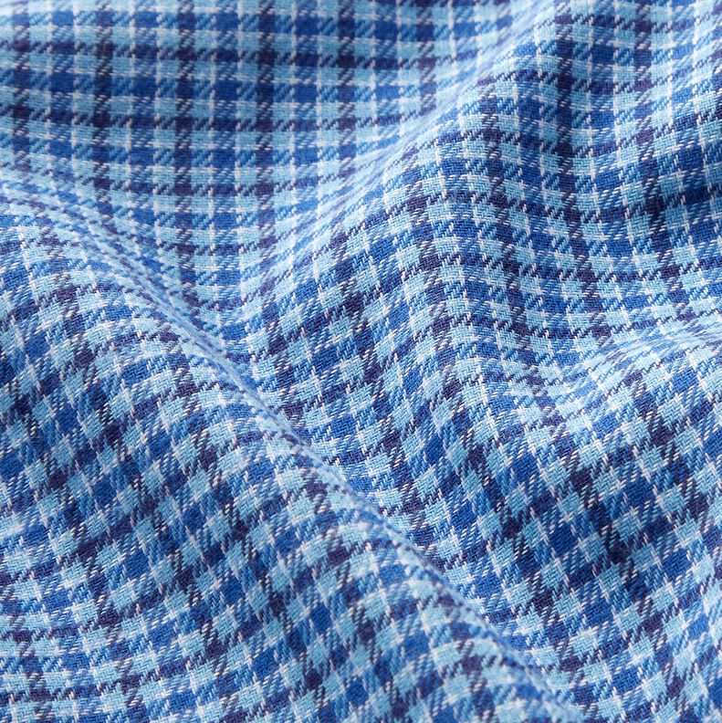 Flannel colourful Prince of Wales Check – denim blue,  image number 2