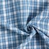 Cotton fabric, classic check – dove blue/white,  thumbnail number 3