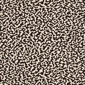 Large Abstract Leopard Print Jacquard Furnishing Fabric – black/sand, 