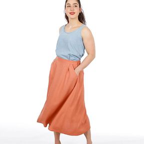 FRAU CARRY - wide skirt with elastic waistband in the back, Studio Schnittreif | XS - XXL, 
