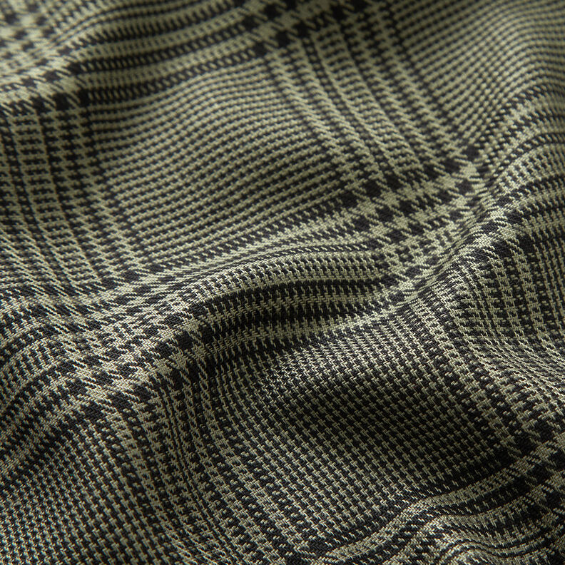 viscose fabric Glen Plaid – olive,  image number 2