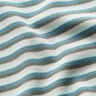 Ribbing Striped tubular fabric – ice blue/turquoise,  thumbnail number 2