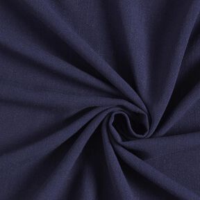 Soft viscose linen – navy blue, 