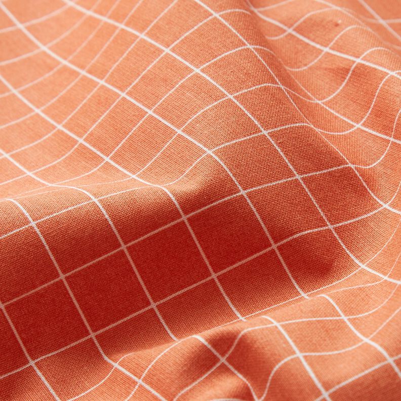 Cotton Cretonne Grid check – terracotta,  image number 2