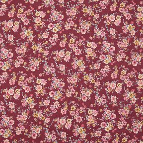 Coated Cotton romantic flowers – hollyhock, 