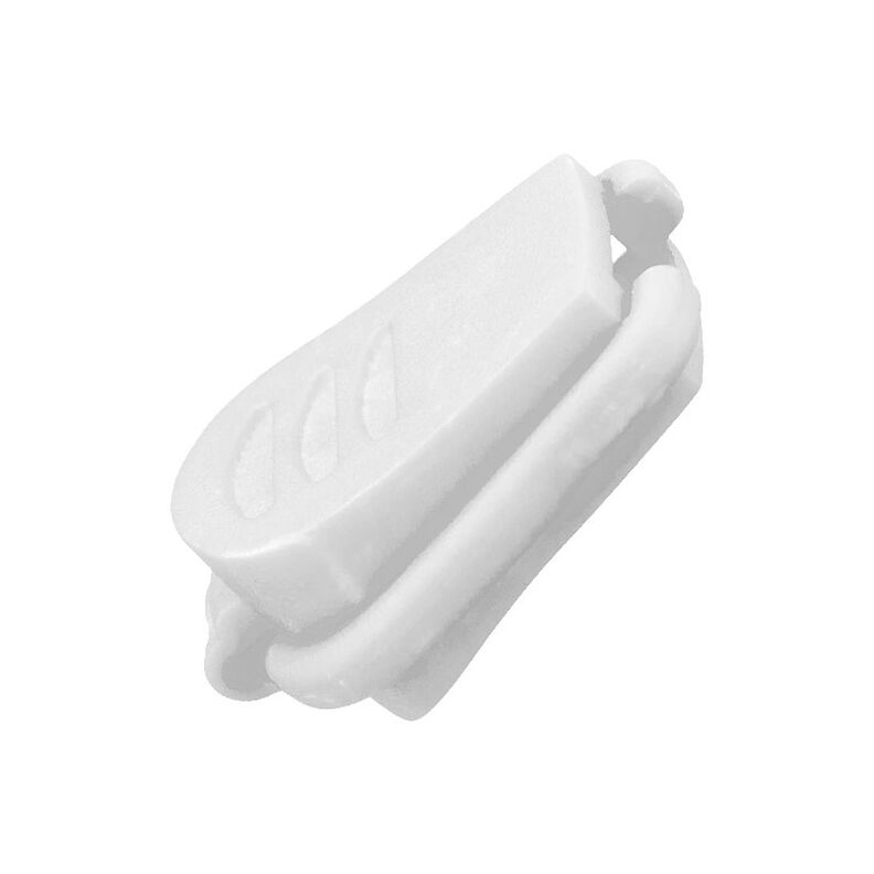 Cord End Clip [Length: 20 mm] – white,  image number 3