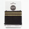 Cuff Knit ribbing Lurex – black/metallic gold,  thumbnail number 1