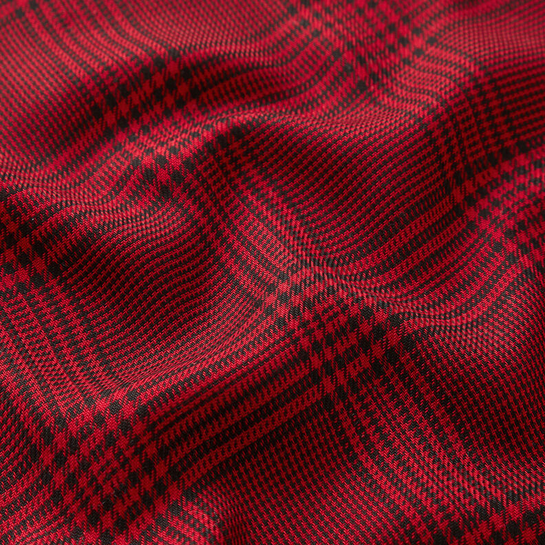 viscose fabric Glen Plaid – chili,  image number 2