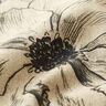 Decor Fabric Half Panama Sketched Flowers – anemone/black,  thumbnail number 2