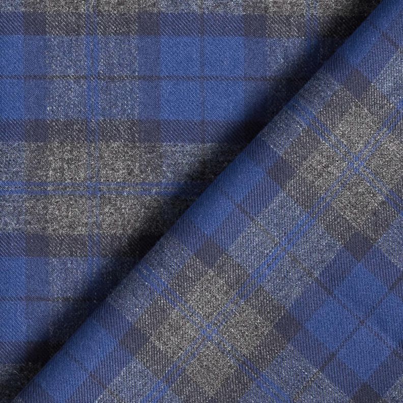 Classic flannel check – blue/dark grey,  image number 4