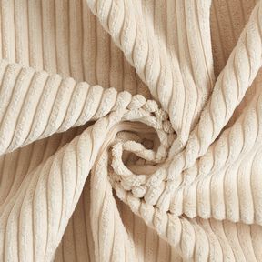 Upholstery Fabric soft corduroy – light beige, 