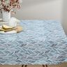 Decor Fabric Half Panama leaf pattern – blue,  thumbnail number 9