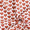 Cotton Poplin Superman logo Licensed Fabric | DC Comics – white,  thumbnail number 3