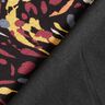 Viscose Jersey abstract splashes of colour – black/burgundy,  thumbnail number 4