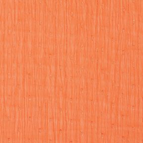 Metallic pinstripe chiffon dobby – peach orange/metallic silver, 