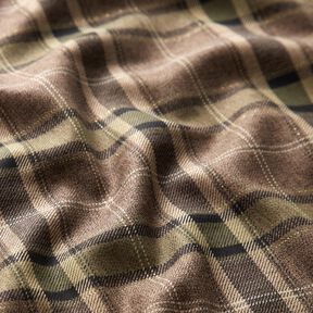 Flannel Viscose Metallic Yarn – brown/khaki, 