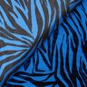 Chiffon Zebra Stripes – blue/black,  thumbnail number 4