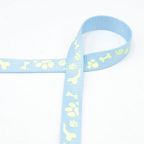 Reflective woven tape Dog leash [20 mm] – light blue, 