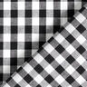 Cotton Vichy check 1 cm – black/white,  thumbnail number 4