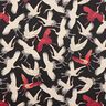 Decor Fabric Tapestry Fabric cranes – black/white,  thumbnail number 1