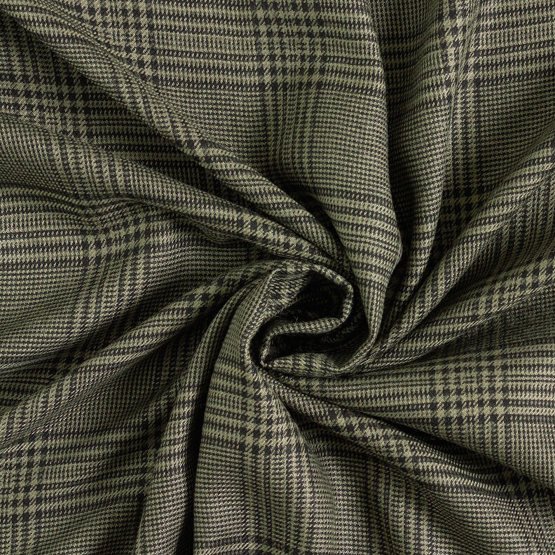 viscose fabric Glen Plaid – olive,  image number 4