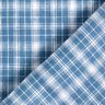 Cotton fabric, classic check – dove blue/white,  thumbnail number 4