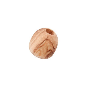 Cord End Olivewood [Opening: 5 mm] – natural, 