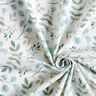 GOTS Cotton Jersey Mini watercolour branches digital print – white/pale mint,  thumbnail number 3