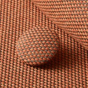 Covered Button - Outdoor Decor Fabric Agora Bruma - terracotta, 
