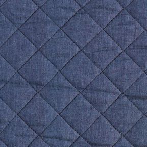 Denim Teddy Quilted Fabric | by Poppy – denim blue, 