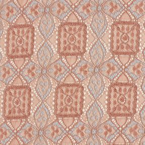 Lace fabric ornaments – light dusky pink, 