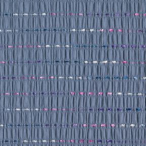 Seersucker with effect threads | by Poppy – blue grey, 